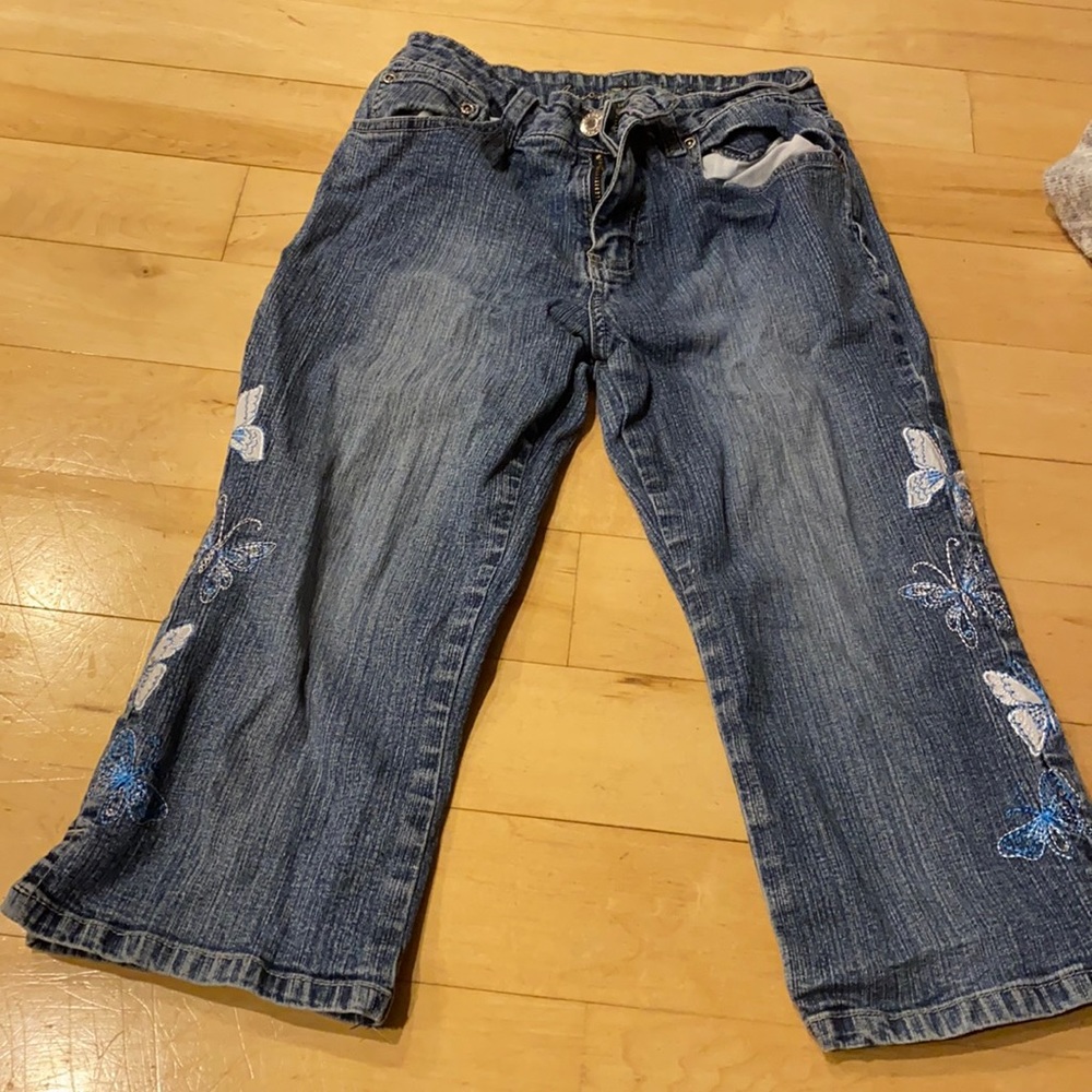Long Jean shorts for kids